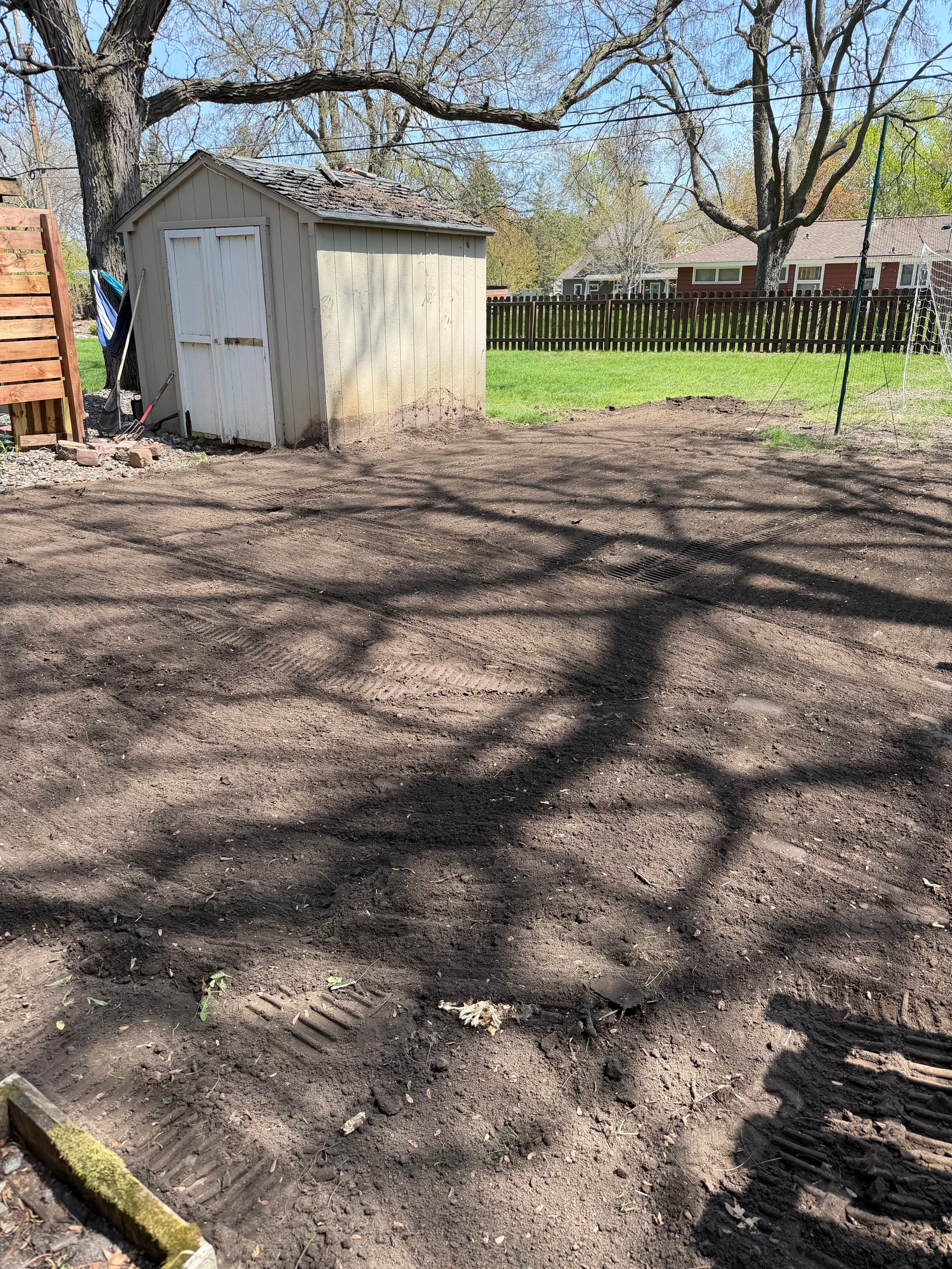 Project Raised Bed Removal and Backyard Regrading Done Right image