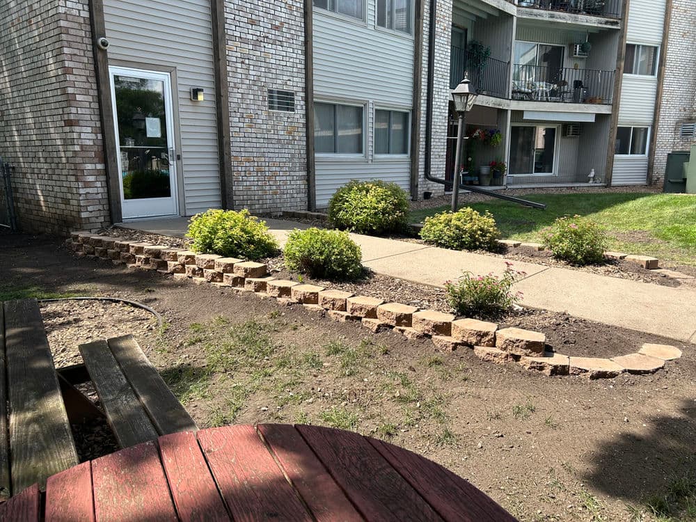 Safe and Secure Retaining Walls Transform Apartment Complex in Bloomington
