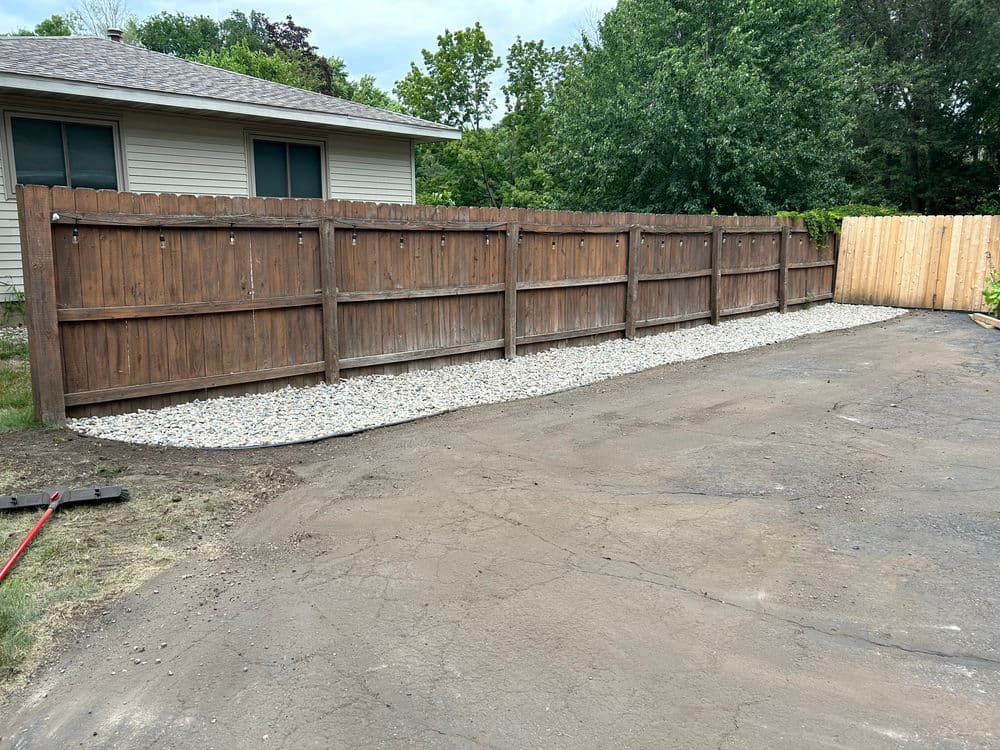 Gallery photos for Elegant River Rock Landscape Transformation: Image #2