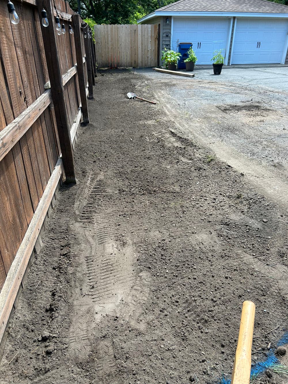 Gallery photos for Elegant River Rock Landscape Transformation: Image #1