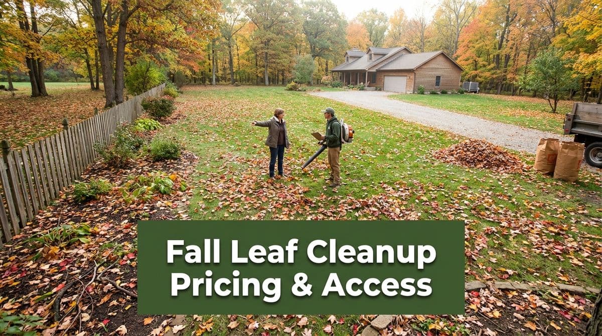 Fall Leaf Cleanup for Large Backyards: Pricing & Access image
